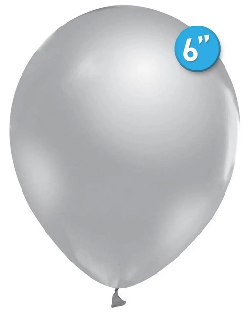 Кулі Balonevi 6"/M23 (Металік срібний) (100 шт)