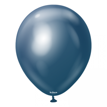Шары Калисан 12" (Хром Морской синий ( Mirror navy)) (50 шт.)