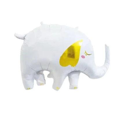 Фольгированная фигура "Слон белый в инд. уп."