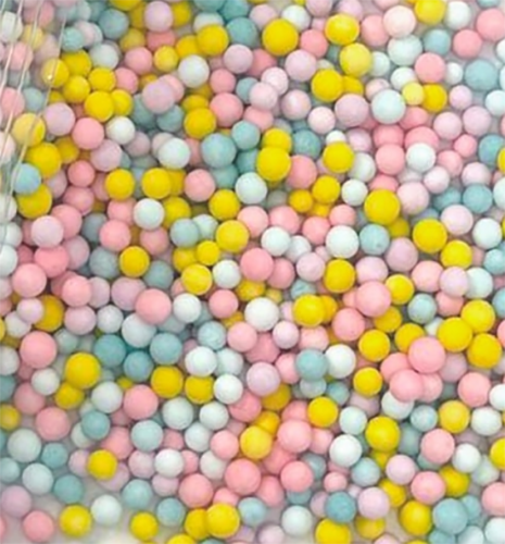Пенопластовые шарики 2-3 мм (Макарун ассорти) 1л