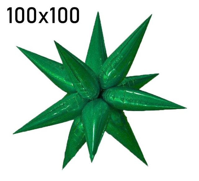 Фольга 3D Ежик Зеленый (составной) (100*100 см) Китай
