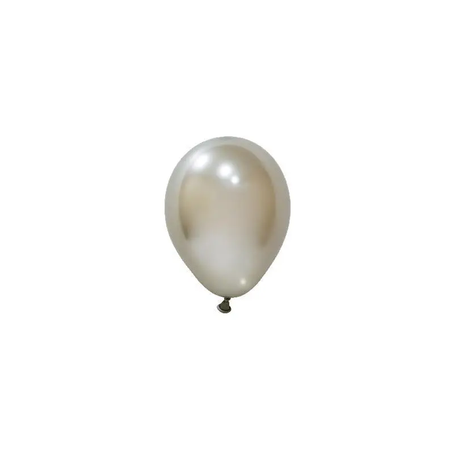 Кулі Balonevi 5"/H41 (Біле-золото хром ) (100 шт) 12,5см