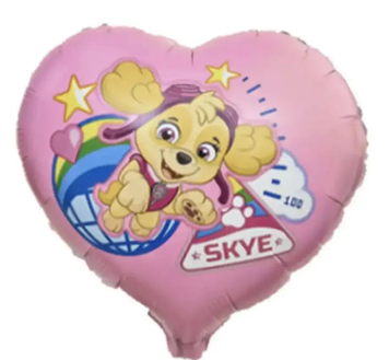 Фольговане серце "Щенячий патруль Скай 18" (45см) 3356-0013