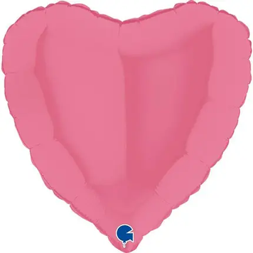 Фольга Серце 18" Макарун Bubble Gum Grabo