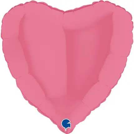 Фольга серце 18" Макарун Bubble Gum в Інд. упаковке (Grabo)