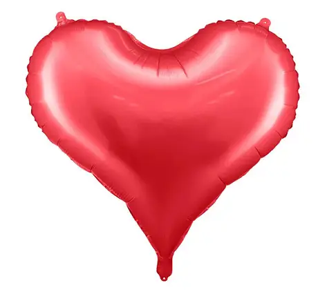 Фольгована фігура Серце Червоне Partydeco