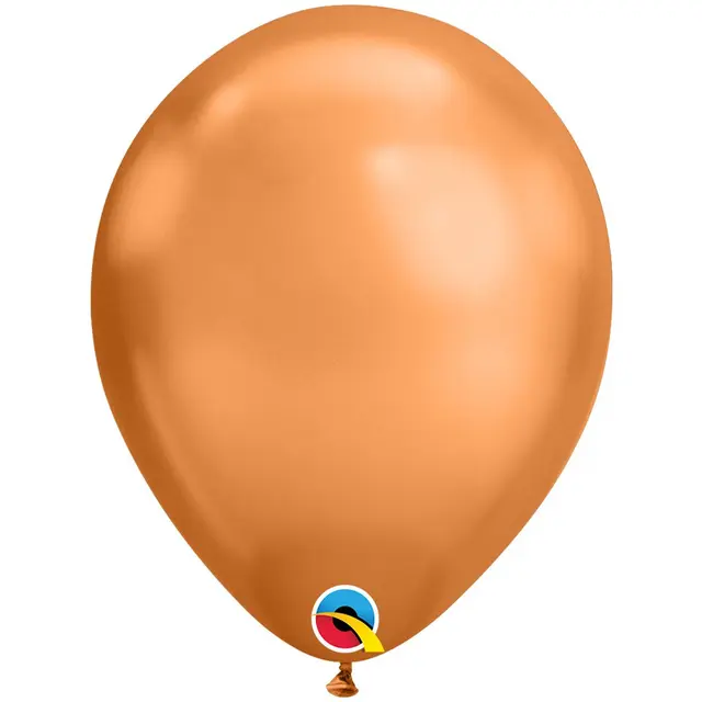 Воздушные шарики Qualatex Хром 11" (28 см). Медь (Copper)