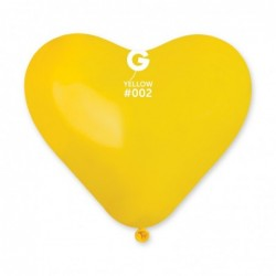 Кулі-серця Gemar 10" CR/02 (Жовтий) (100 шт)