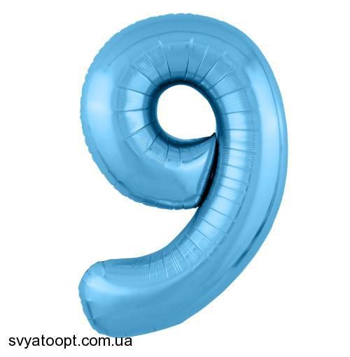 Фольга Slim Блакитний цифра 9 (Агура 40")