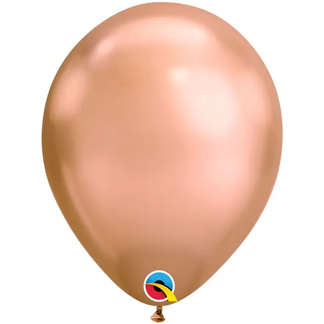Повітряні кульки Qualatex Хром 11" (28 см). рожеве золото (Rose gold)