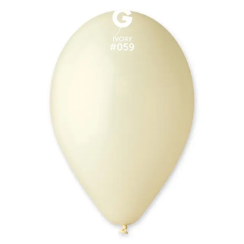 Шары Gemar 10" G90/59 (Слоновая кость) (100 шт)