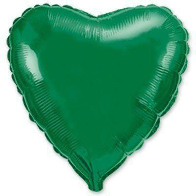Фольга Flexmetal серце 18" Зелене