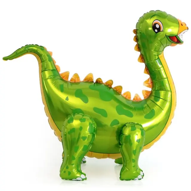 Фольгированная фигура Ходячка Динозавр Стегозавр зеленый (Китай)
