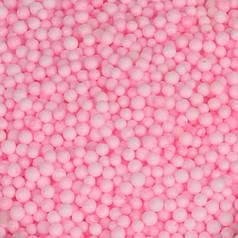 Пенопластовые шарики 2-3 мм (Розовые) 1л