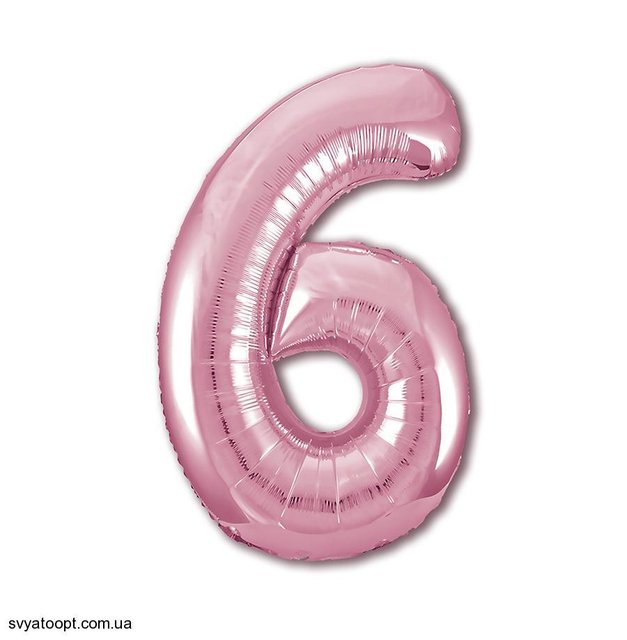 Фольга Slim Фламинго цифра 6 (Агура 40")