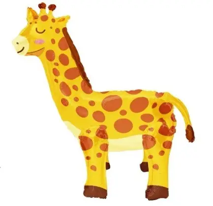Фольгированная фигура ходячка "Жираф" 70 см Китай