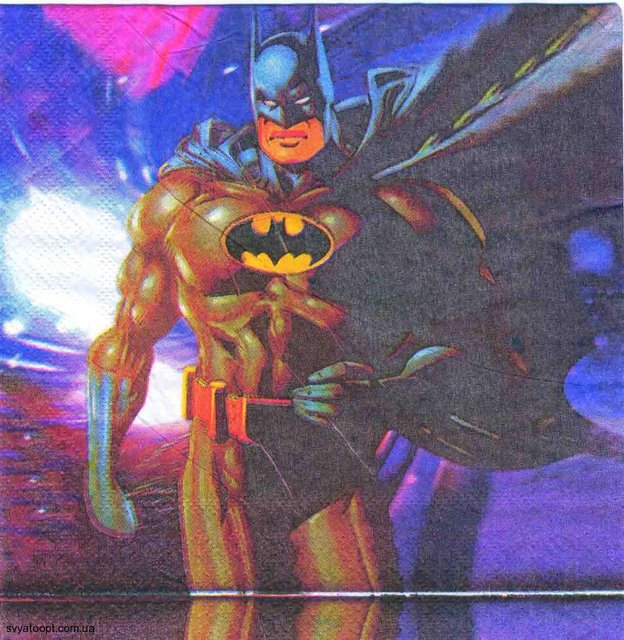 Салфетки "Batman" (33х33) (15 штук)