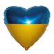 Фольга серце "Український прапор" Flexmetal