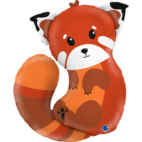 Фольгированная фигура большая Красная панда (Grabo)