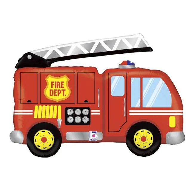 Фольгована фігура великий Пожежний Автомобіль (Grabo)