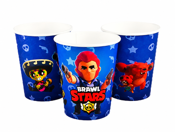 Стаканчики "Бравл Старс" (Brawl Stars) (10шт-уп)