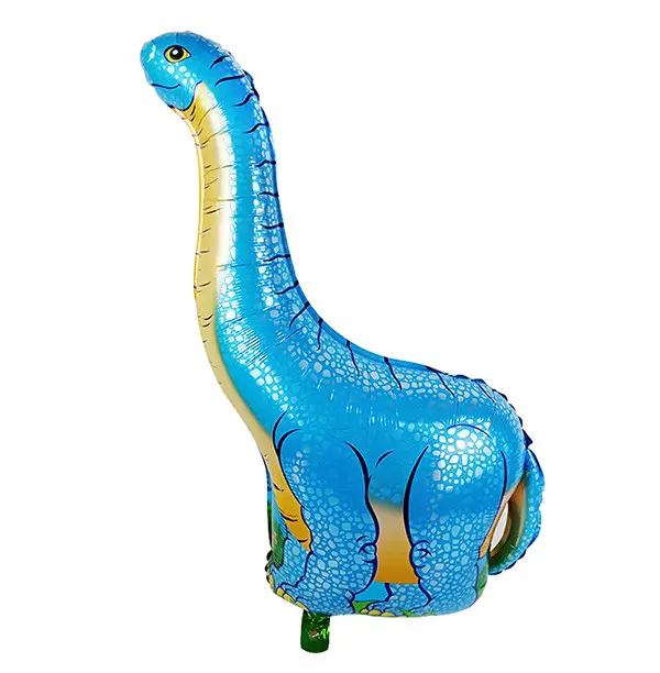 Фольгована фігура Динозавр 7 (Блакитний) (Китай) (в індив. упаковці)