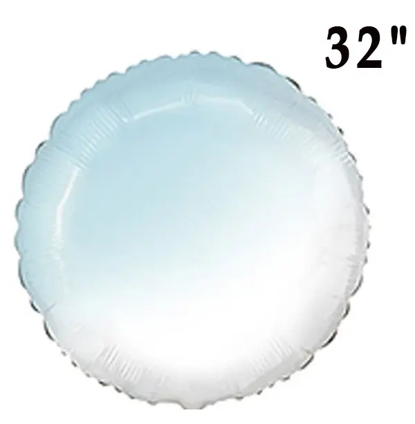 Flexmetal 32" круг Омбре Бело-Голубой