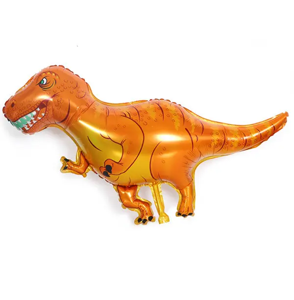 Фольгована фігура Динозавр золотисто-коричневий (Китай) (в індив. упаковці)