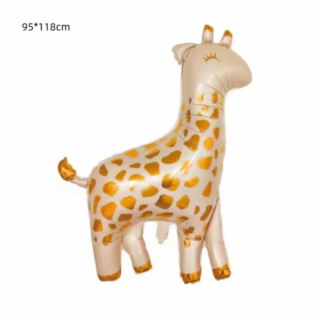 Фольгована фігура "Жираф великий рожеве золото" 95*118см в інд. уп." Китай