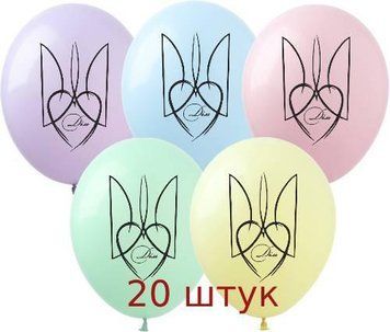 Шарики ТМ Show (1 ст.) 12" (Украина-Дом укр) (20 шт.)