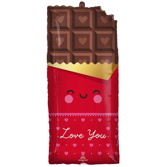 Фольгированная фигура большая Шоколадка "I Love You" Anagram