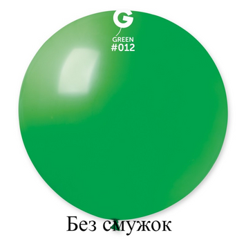 Шары Gemar 19" БЕЗ ПОЛОС G150/12 (Зеленый) (1 шт)
