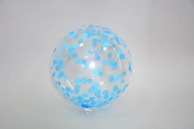 3D сфера Bubble Кружечки блакитні (18") Китай