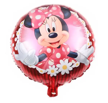 Фольга 18" (45см) "Мінні Маус червона" (Китай)