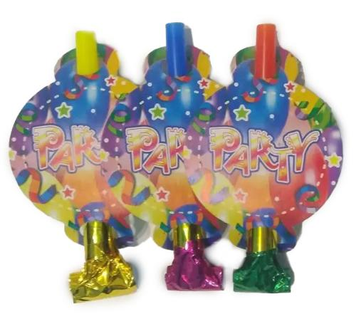 Распродажа Праздничный язычок-гудок "Party" (6 шт/уп)