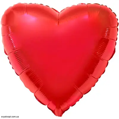 Фольга Flexmetal серце 18" червоне