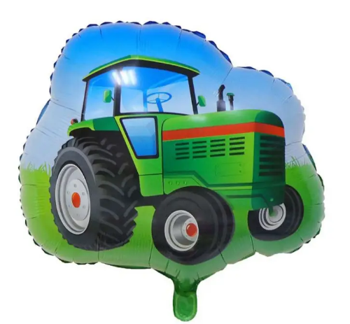 Фольгована фігура "Зелений трактор в інд. уп." Китай