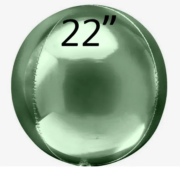 Фольга 3D сфера Темно-зелена (22") Китай