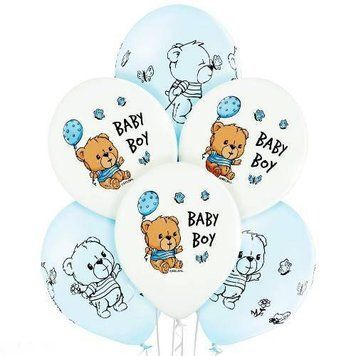 Шары Belbal 12" B105 (Baby Boy) (25 шт)