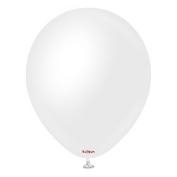 Кулі Калісан 18" (Сніжно-білий сатин)White satin) (по 1 шт.)