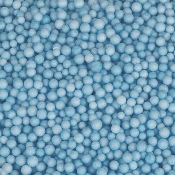 Пенопластовые шарики 2-3 мм (Макарун голубые) 1л