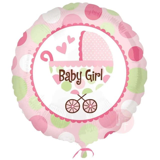Фольга 18" (45см) "Коляска Baby Girl" (Китай)