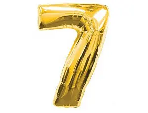 Фольга золото цифра 7 (Flexmetal) (в Інд.уп)