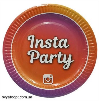 Тарілки "Insta Party" (18,0 см)(10шт-уп)