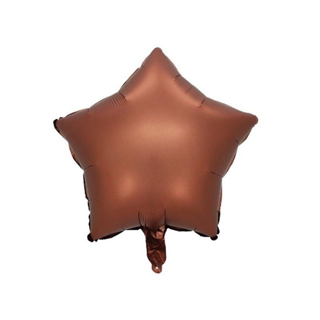 Фольга Китай звезда 18" шоколад