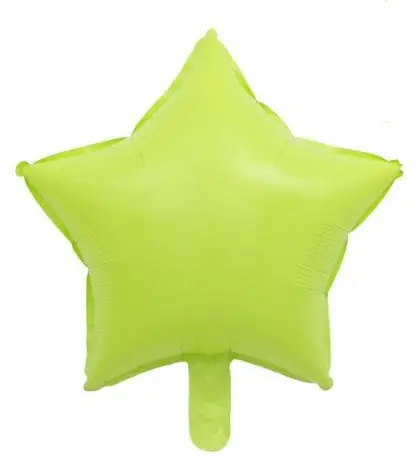 Фольга Китай звезда 18" Макарун зеленая