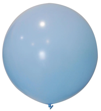 Шар-гигант 24"/H29 Balonevi (Макарун Голубой) (1 шт)