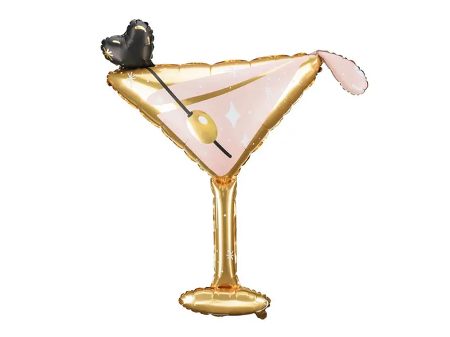 Фольгированная фигура большая Бокал мартини Party deco