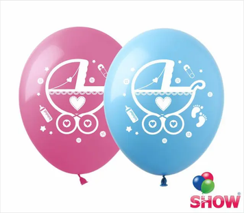 Шары ТМ Show (1 ст.) 12" (Коляска) (100 шт.)